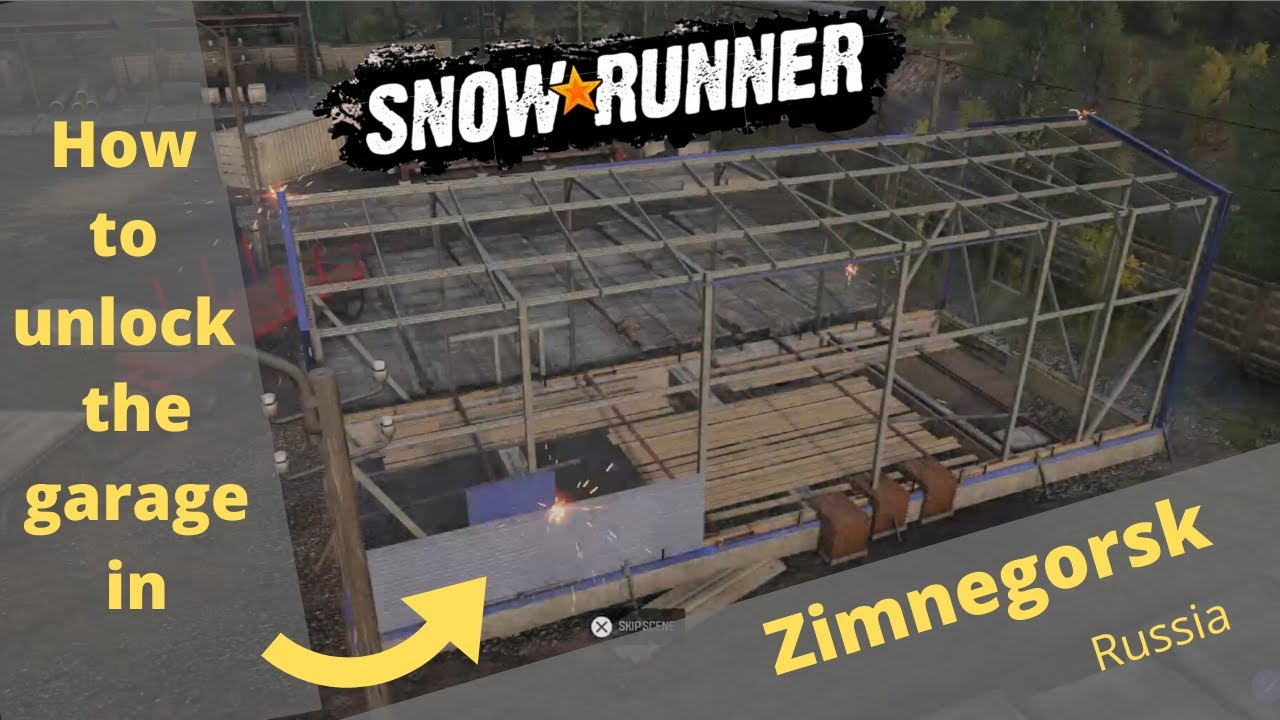 How to build the garage in Zimnegorsk. Snowrunner