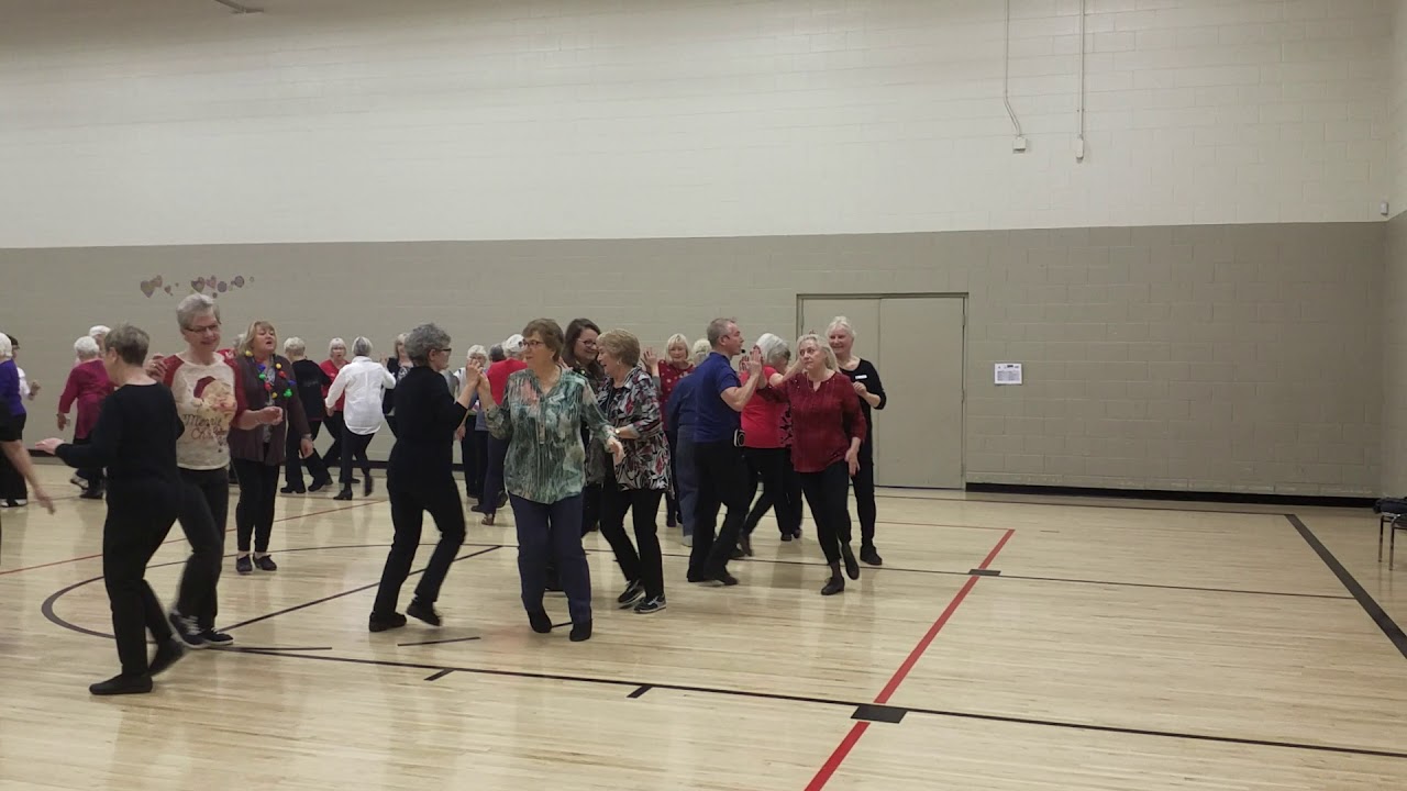 Christmas tree rock contra circle line dance (christmas party Calgary Canada)