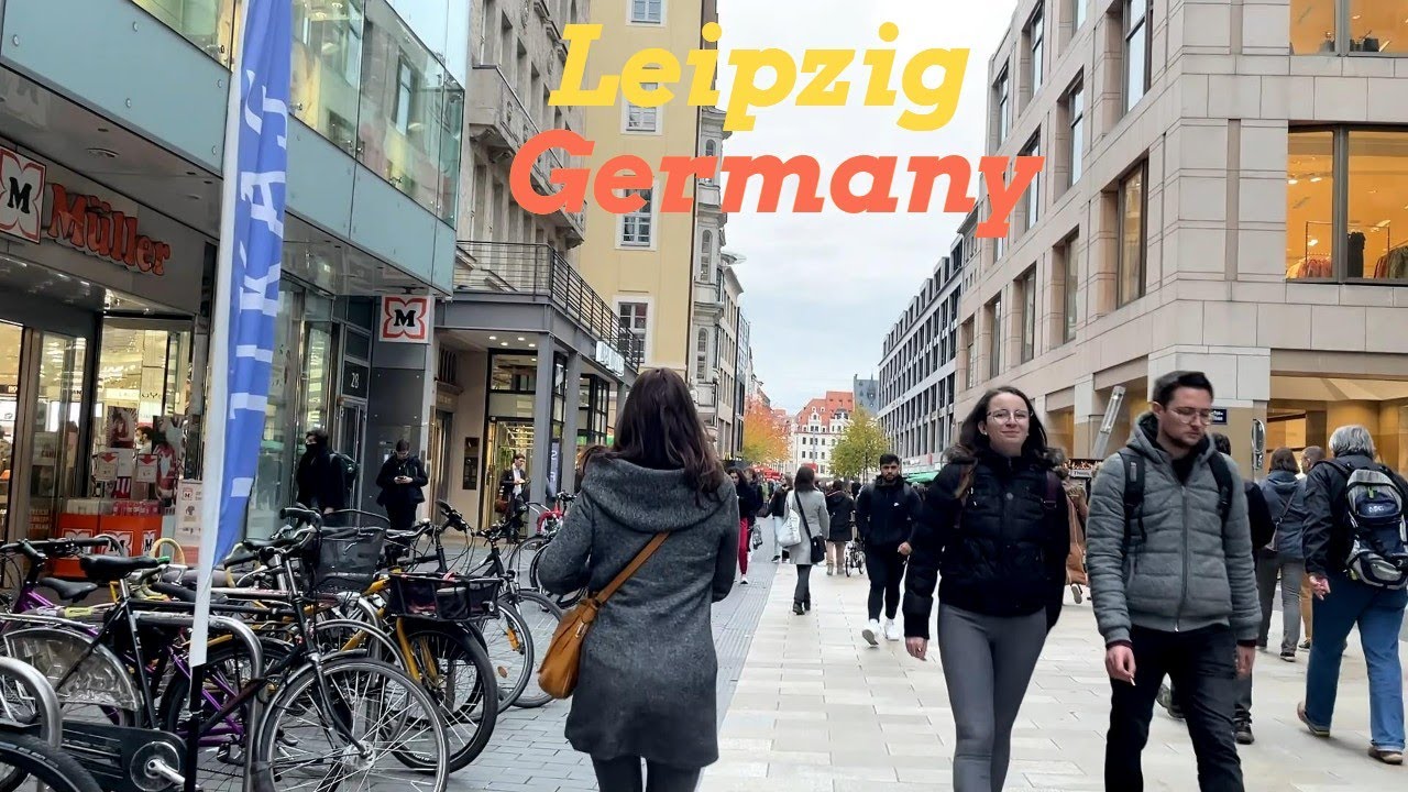 Leipzig, Germany (Petersbogen Mall) - Virtual City Walking Tour
