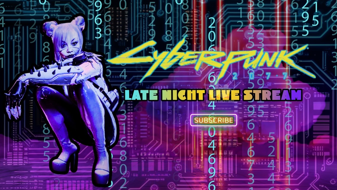Chill Late Night #Cyberpunk2077 #live Stream (Semi-Mic)