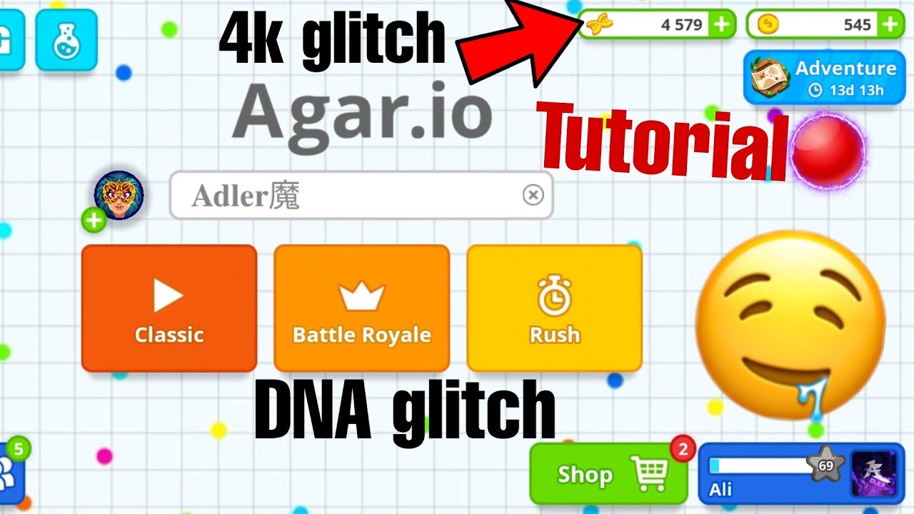 Tutorial DNA glitch for ios and android😍✅ #tutorial #gamehack #agar