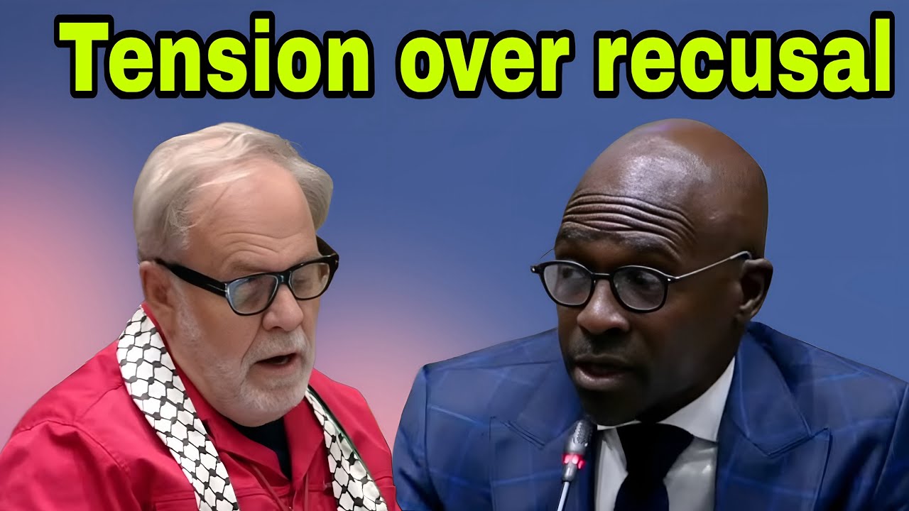 Tension: EFF Carl Niehaus asks for recusal of Malusi Gigaba at meeting.