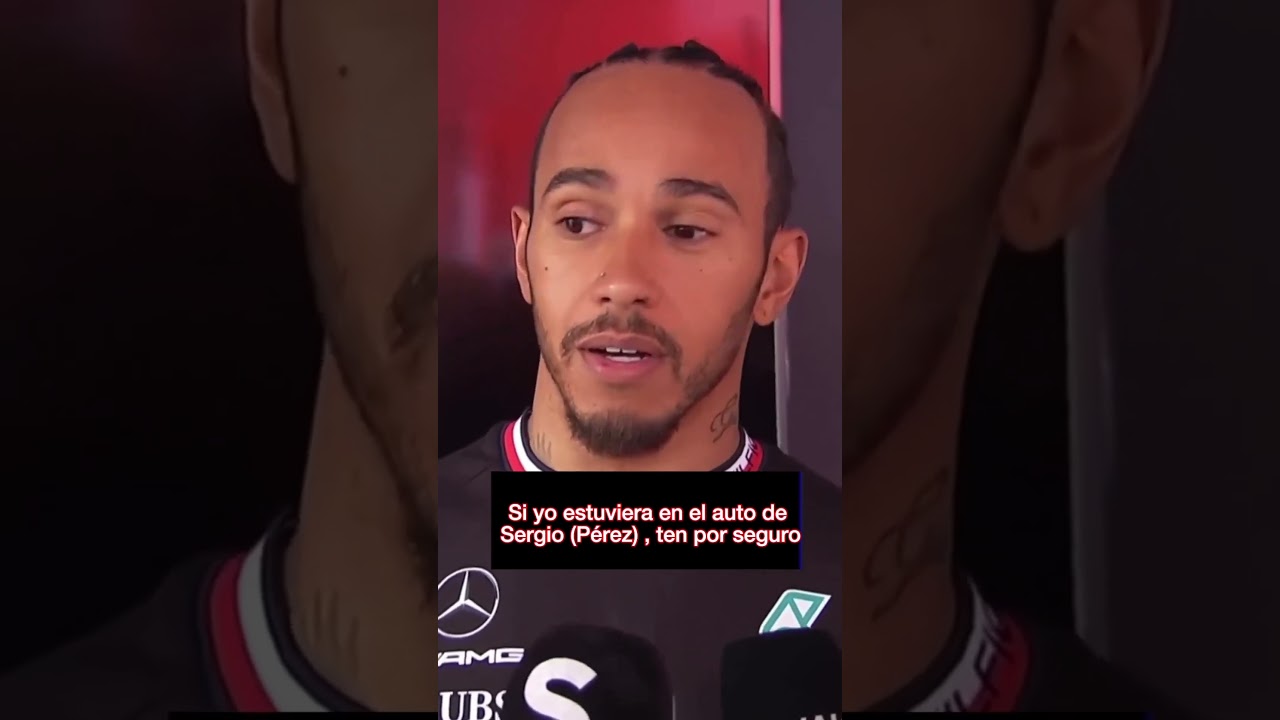 Hamilton le tira a Checo P&eacute;rez por Verstappen #shorts | ESPN Deportes