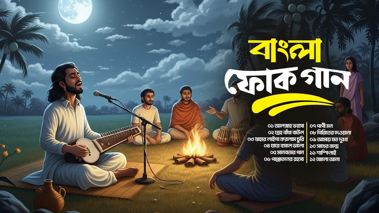 বাংলা ফোক গান | বিচ্ছেদের যন্ত্রনা | মন ভেঙে যাওয়া কষ্টের গান | Heart Touching Folk