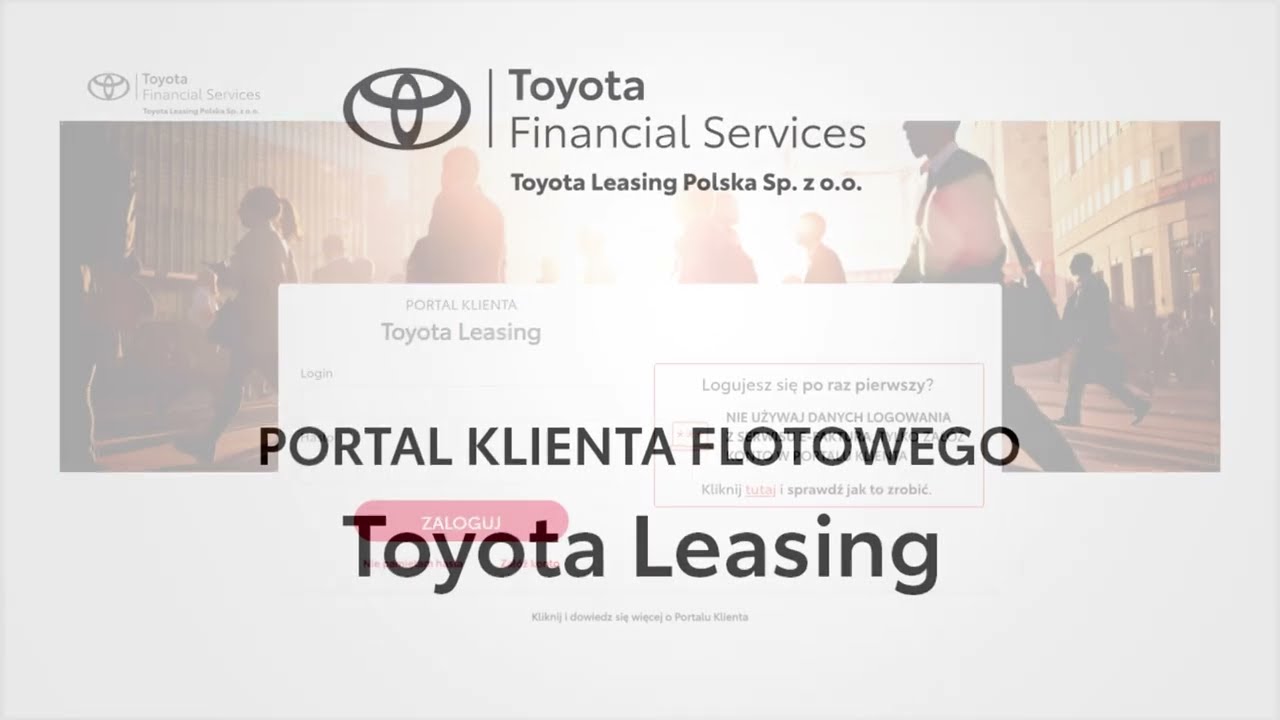 Portal Klienta Flotowego Toyota Leasing - funkcjonalności