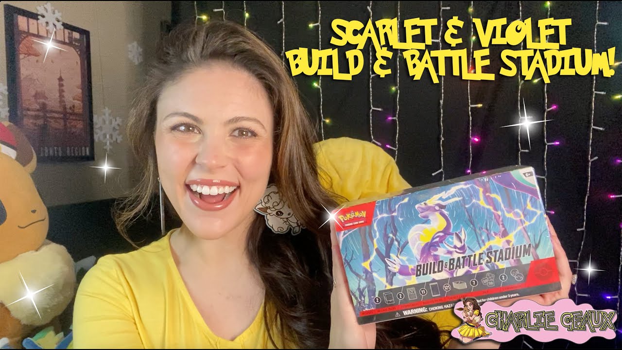 READY FOR ANOTHER GOLD PULL? LET'S OPEN THE SCARLET & VIOLET BUILD & BATTLE STADIUM!