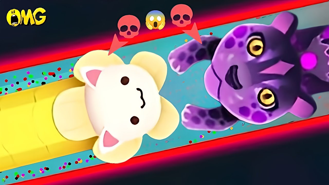 snake.io🐍King snake skin🐍King snake party,Zero to Hero gameplay🐍Snake Struggle