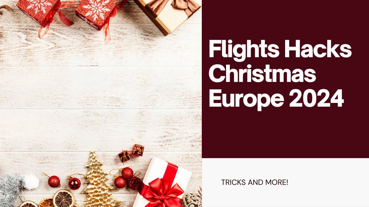 How to Find Cheap Flights to Europe at Christmas! 🎄✈️ (Tricks Nobody Tells You)