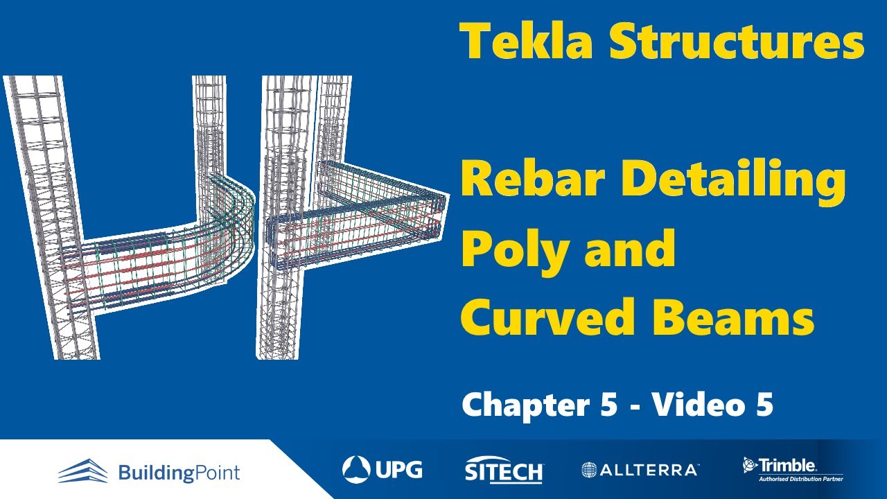 Tekla Structures Chapter 5, Video 5 - Poly and Curved Beams