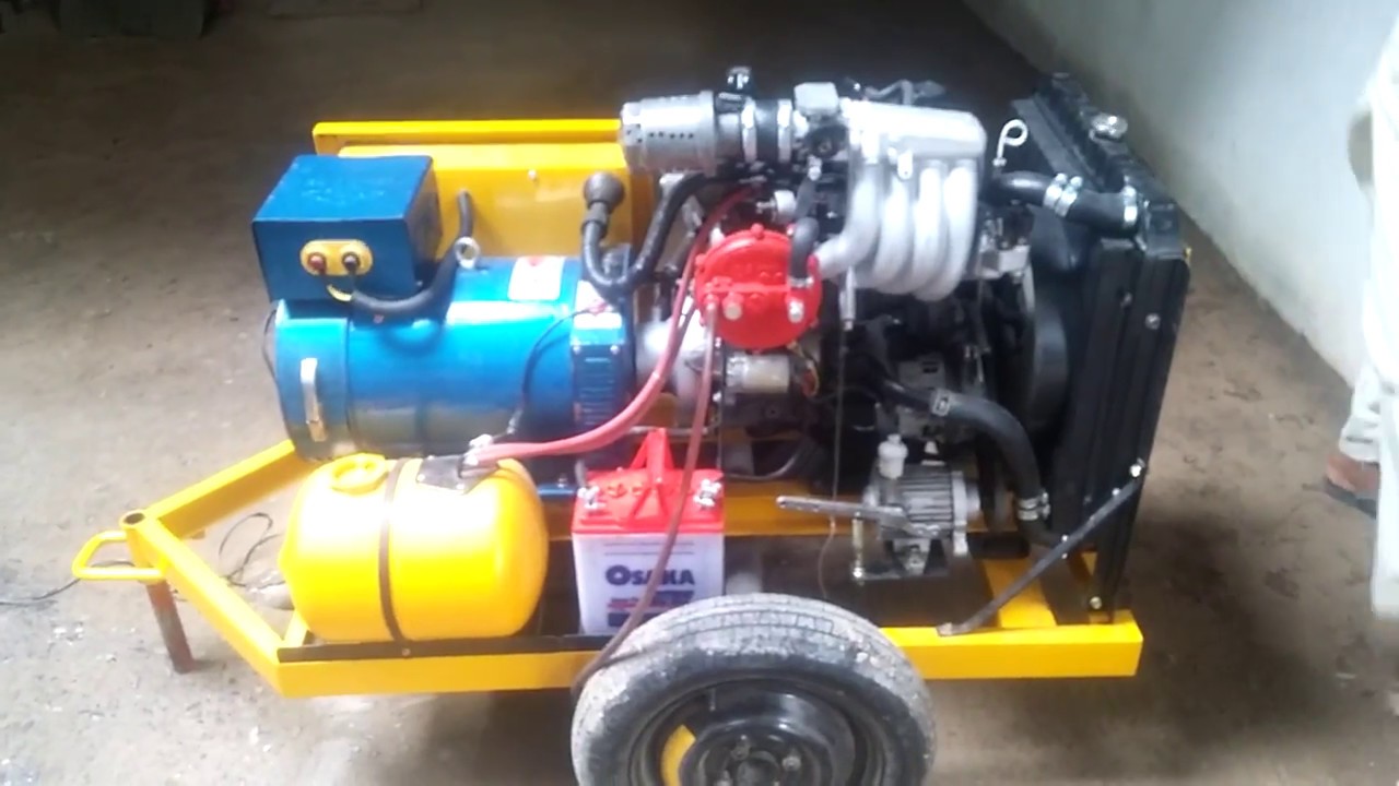 Mini Pajero 1100cc 7.5kw generator