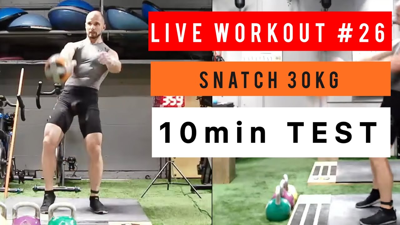 Kettlebell Sport SNATCH 30kg | 10min TEST