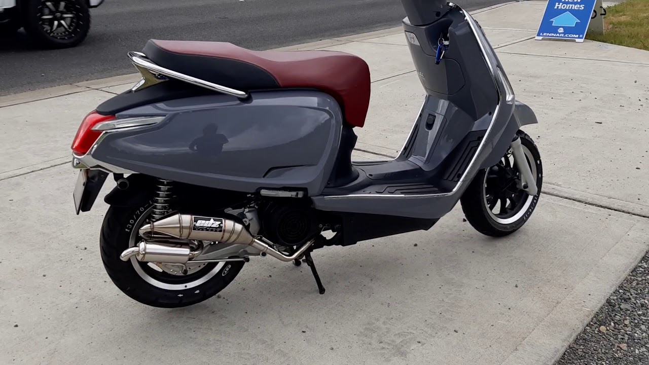 Kymco Like 150i custom exhaust