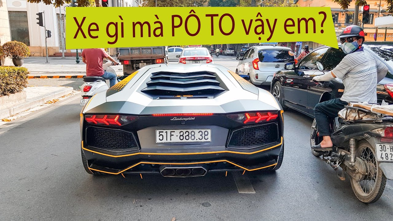 Lamborghini Aventador PÔ TO nhất VIỆT NAM, không ai không chú ý khi xuất hiện