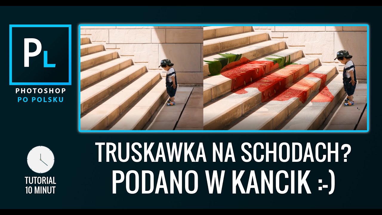 Perspektywa w Photoshopie - nakładanie grafiki na płaszczyzny (punkt zbiegu)