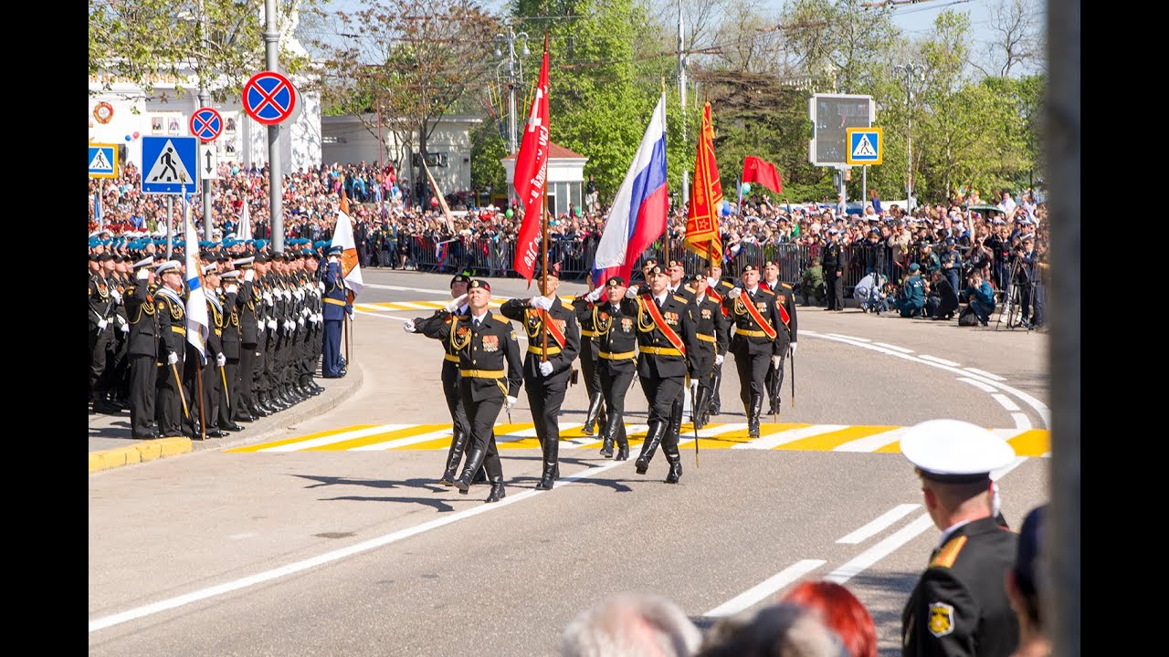 9 Мая парад Победы в Севастополе 2015 год в честь 70-летия Великой Победы