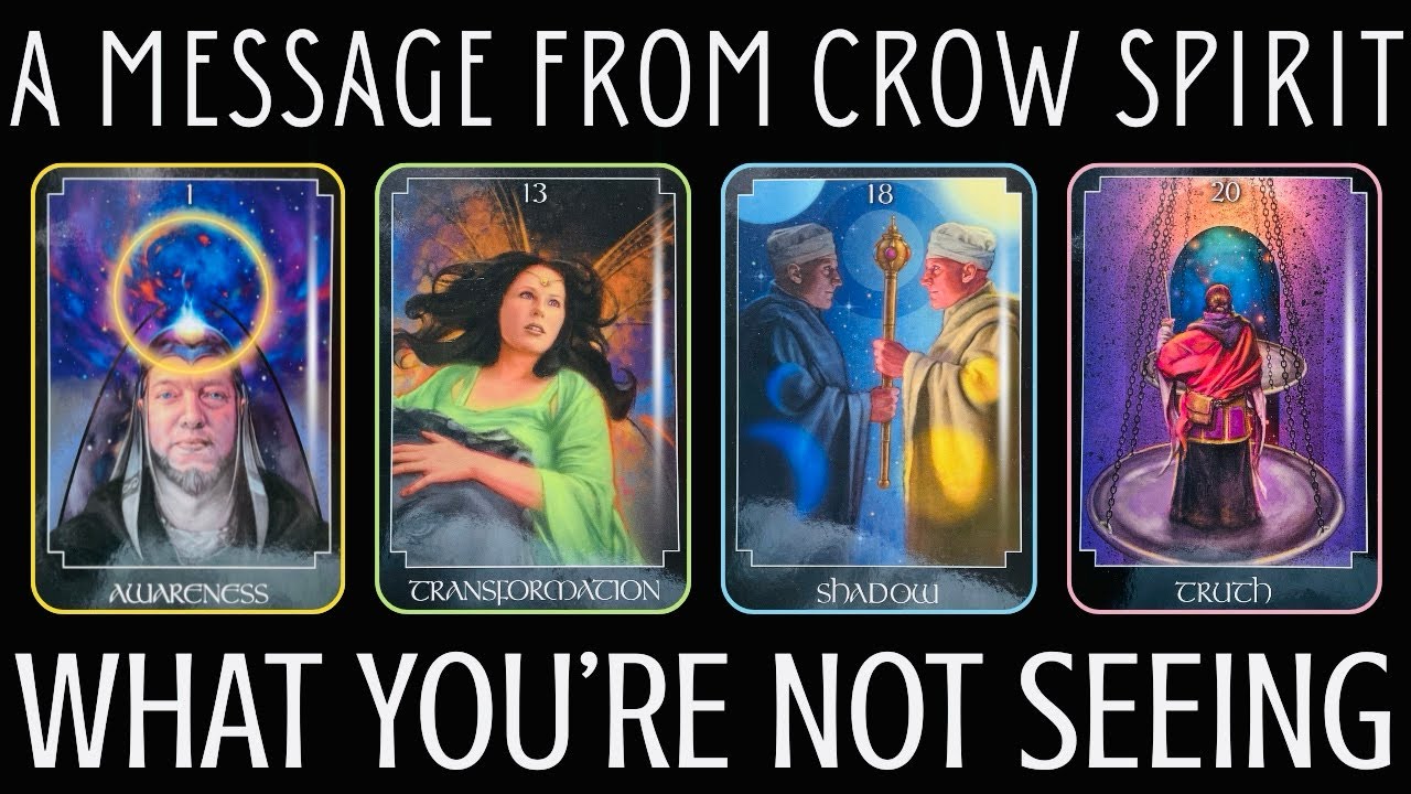 🐦‍⬛Crow Spirit Has A Message For You ✨PICK A CARD Tarot Reading