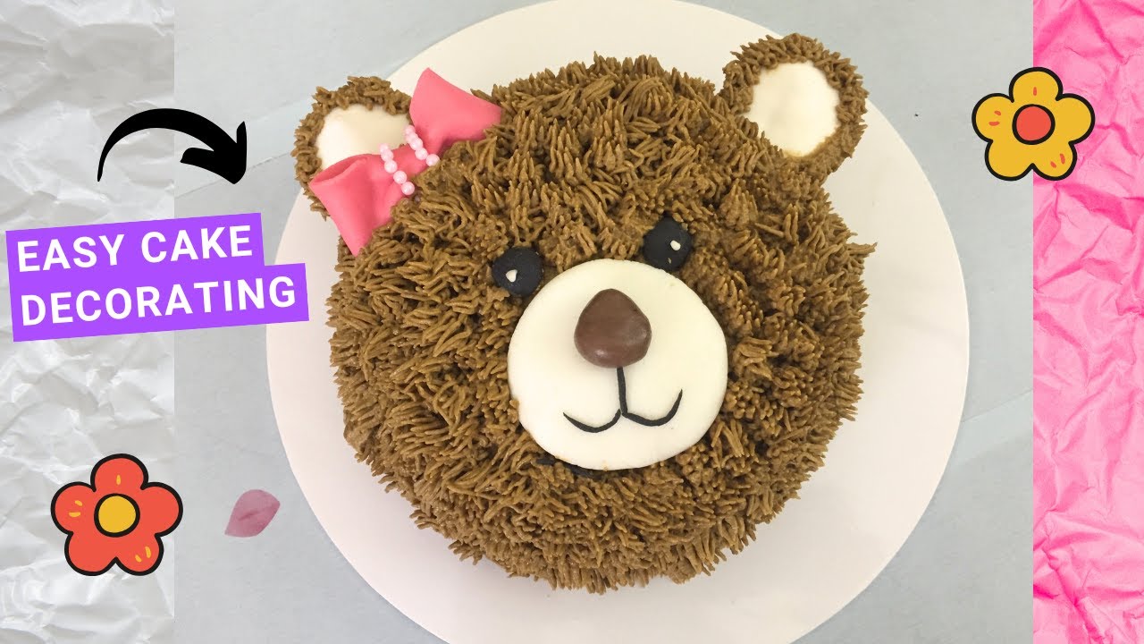 Teddy Bear Cake Decorating - Sweet Home Delights