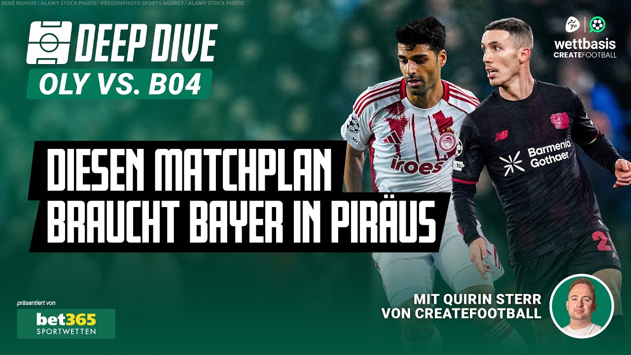 ANALYSE 👑 Olympiakos Piräus vs Bayer 04 Leverkusen 🔎 SO besteht die Werkself im Hexenkessel 🇬🇷