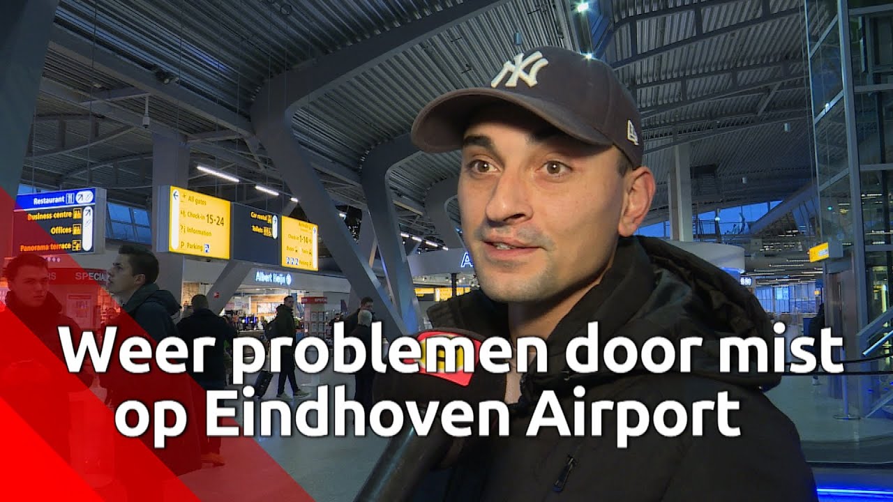 Verwarring bij passagiers over vertragingen na mist op Eindhoven Airport