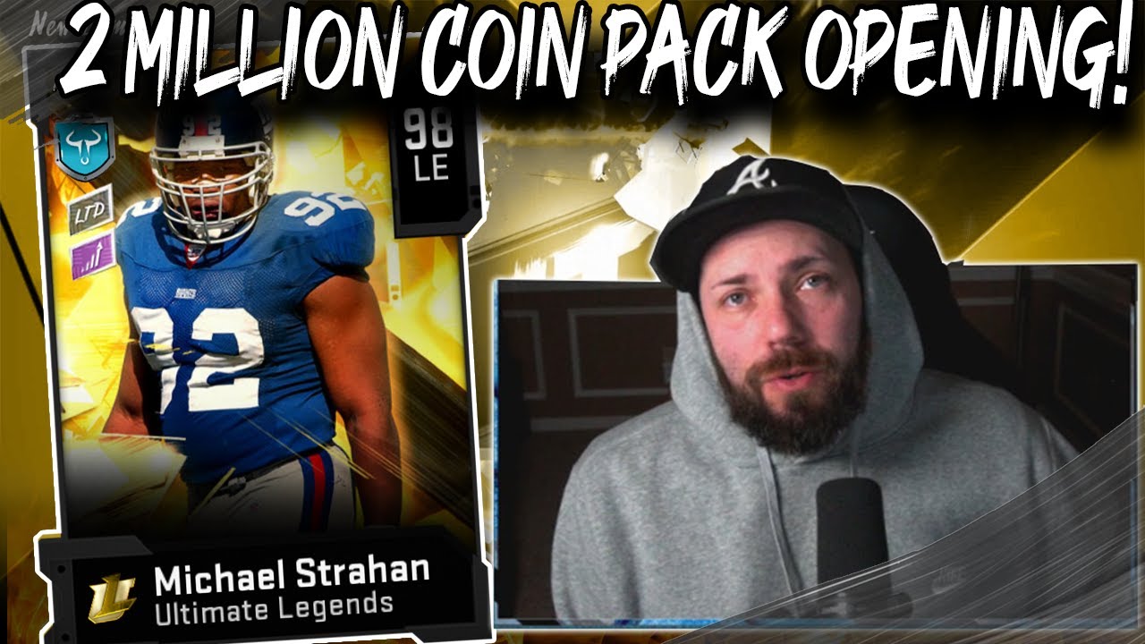 2 MILLION COIN PACK OPENING FOR LEGENDS AND GTS! [MADDEN 20 ULTIMATE TEAM]