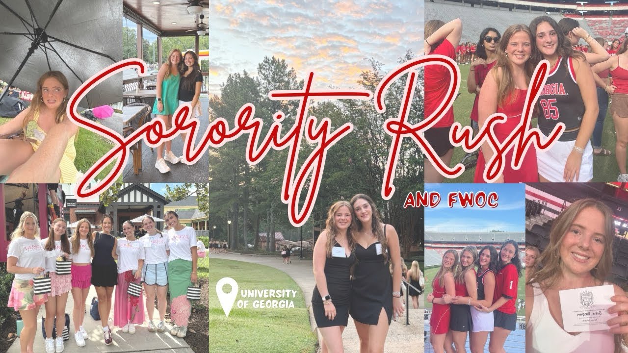 UGA SORORITY RUSH | sorority recruitment, freshman traditions, and fwoc @ the University of Georgia!