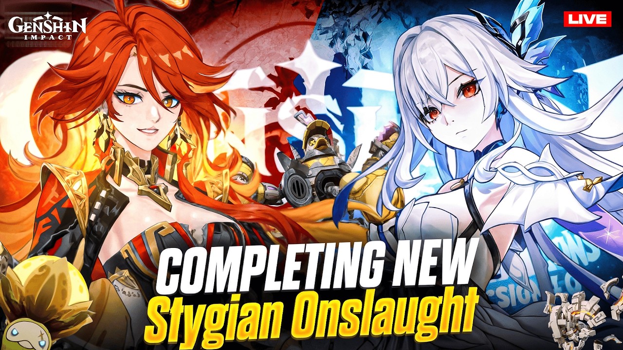 🔴TRYING DIRE Stygian Onslaught + FREE ACCOUNT REVIEWS | ROAD TO 4K SUBS | Genshin Impact 6.4 Live
