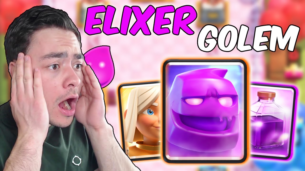 IK SPEEL MET ELIXER GOLEM... - Clash Royale