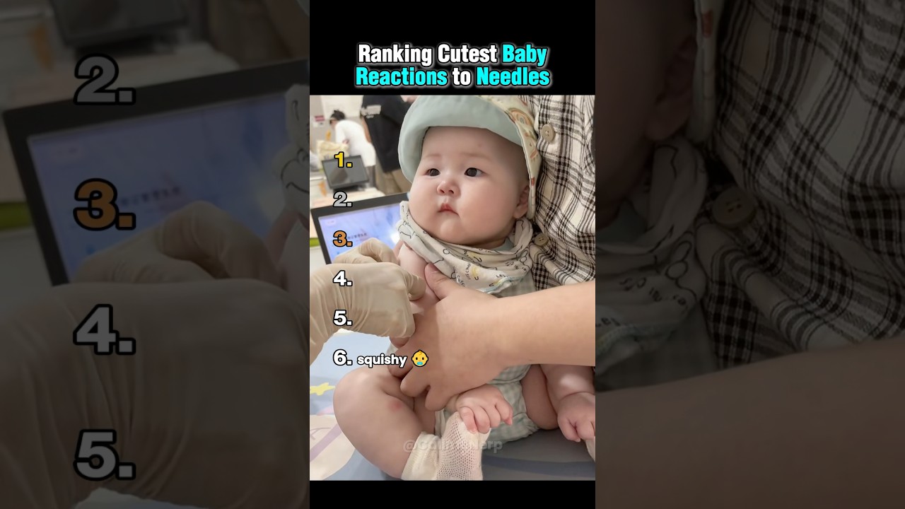 Ranking The Top 6 Cutest Baby Reactions to Needles