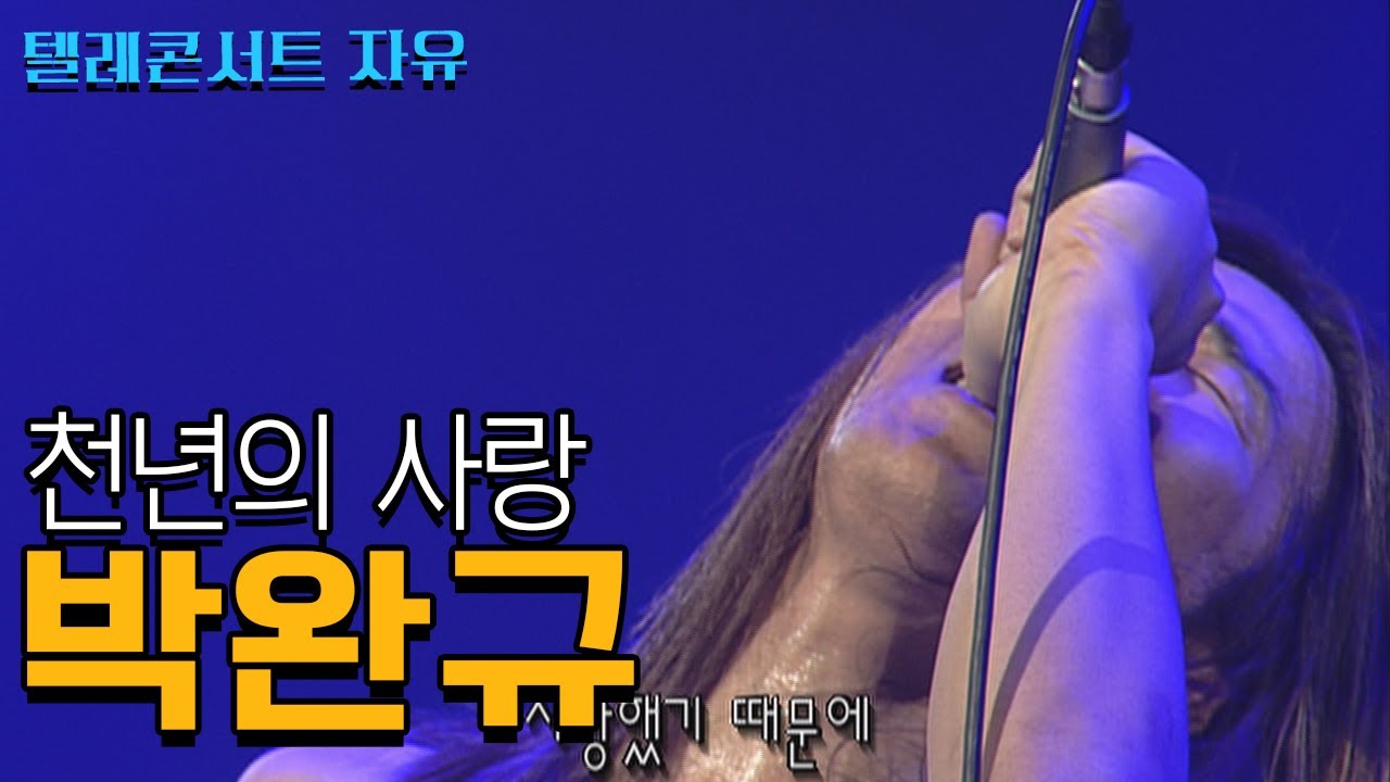 박완규 천년의 사랑 (텔레콘서트 자유)