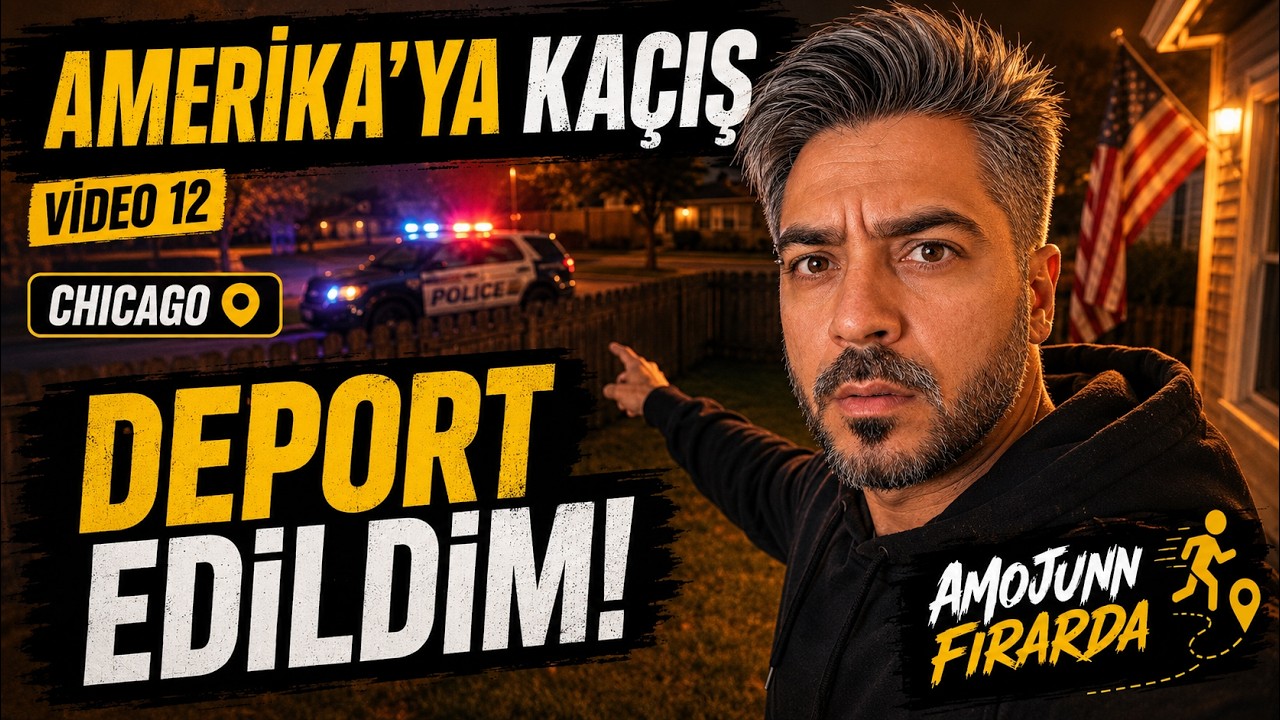 DEPORT EDILDIM ICE POLISINDEN KACIYORUM . AMERIKA DA OLAYLAR BUYUDU