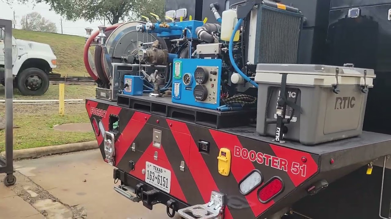 Fort Bend Bosster Brush Fire Truck Build