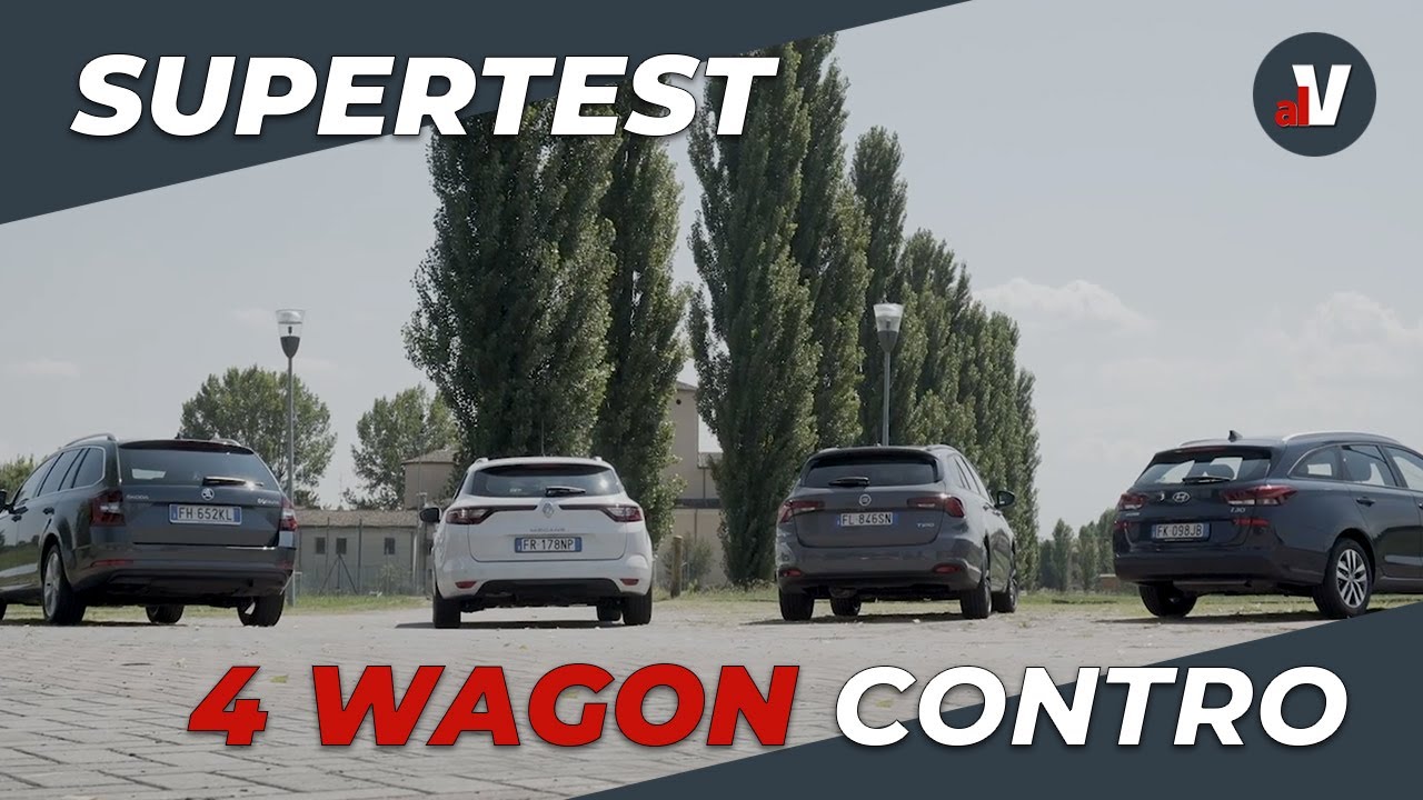 Fiat Tipo SW, Hyundai i30 Wagon, Renault Mégane Sporter e Skoda Octavia Wagon - Supertest
