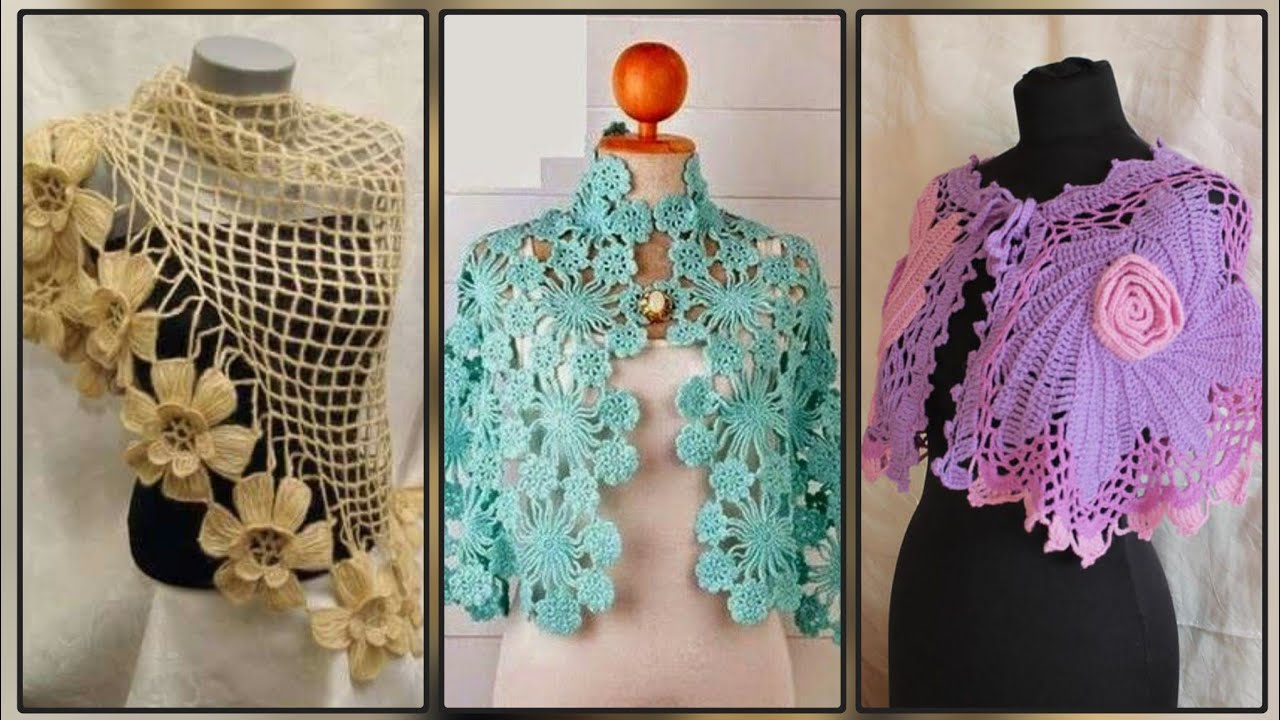 Elegant Handmade Crochet Capes