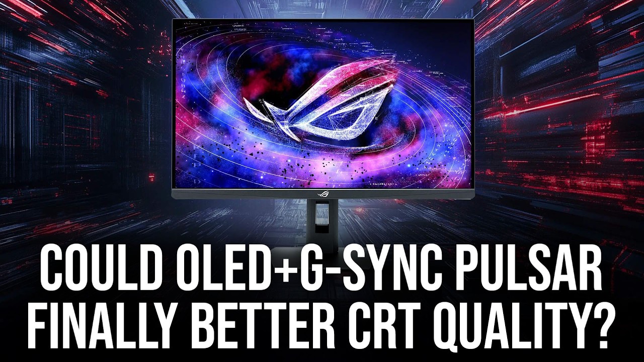Could An OLED Version of G-Sync Pulsar Finally Better CRT Quality?