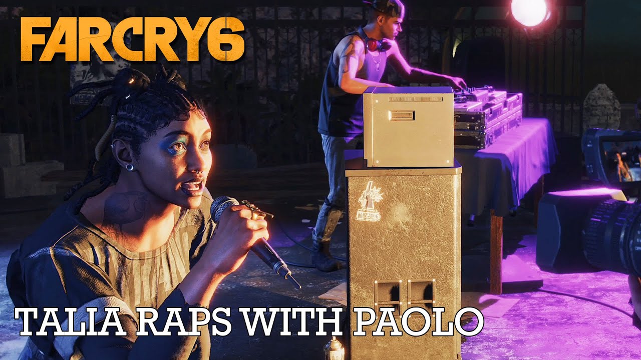 Talia raps with Paolo - Far Cry 6 in 4K