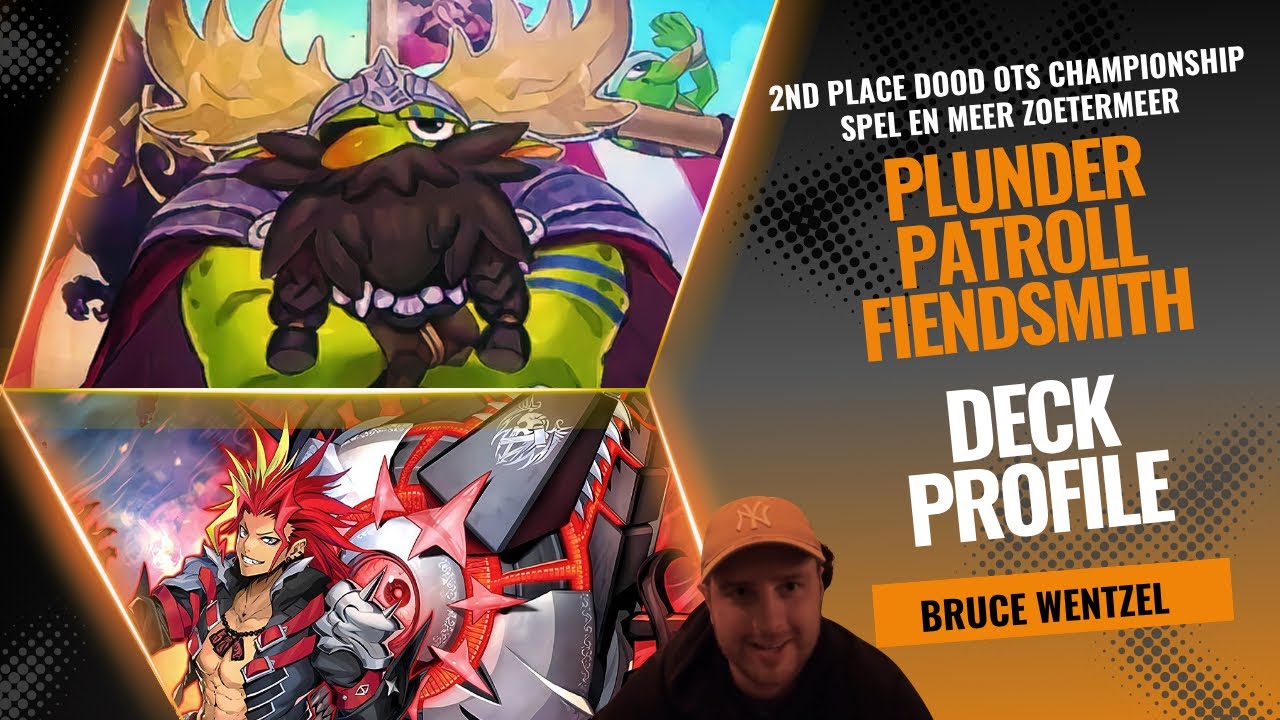 2-е место в чемпионате OTS ZOETERMEER | PLUNDER PATROLL FIENDSMITH Deck Profile с Брюсом Вентцелем