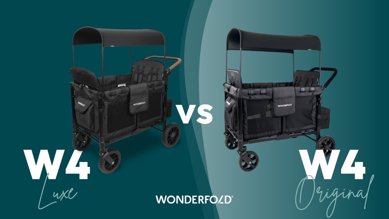 WonderFold Wagon W4 Original vs W4 Luxe Comparison