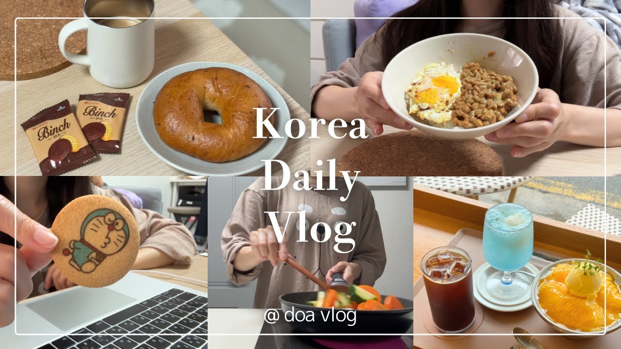 韓国vlog | 韓国ワンルーム生活もあと少し🥯🤎