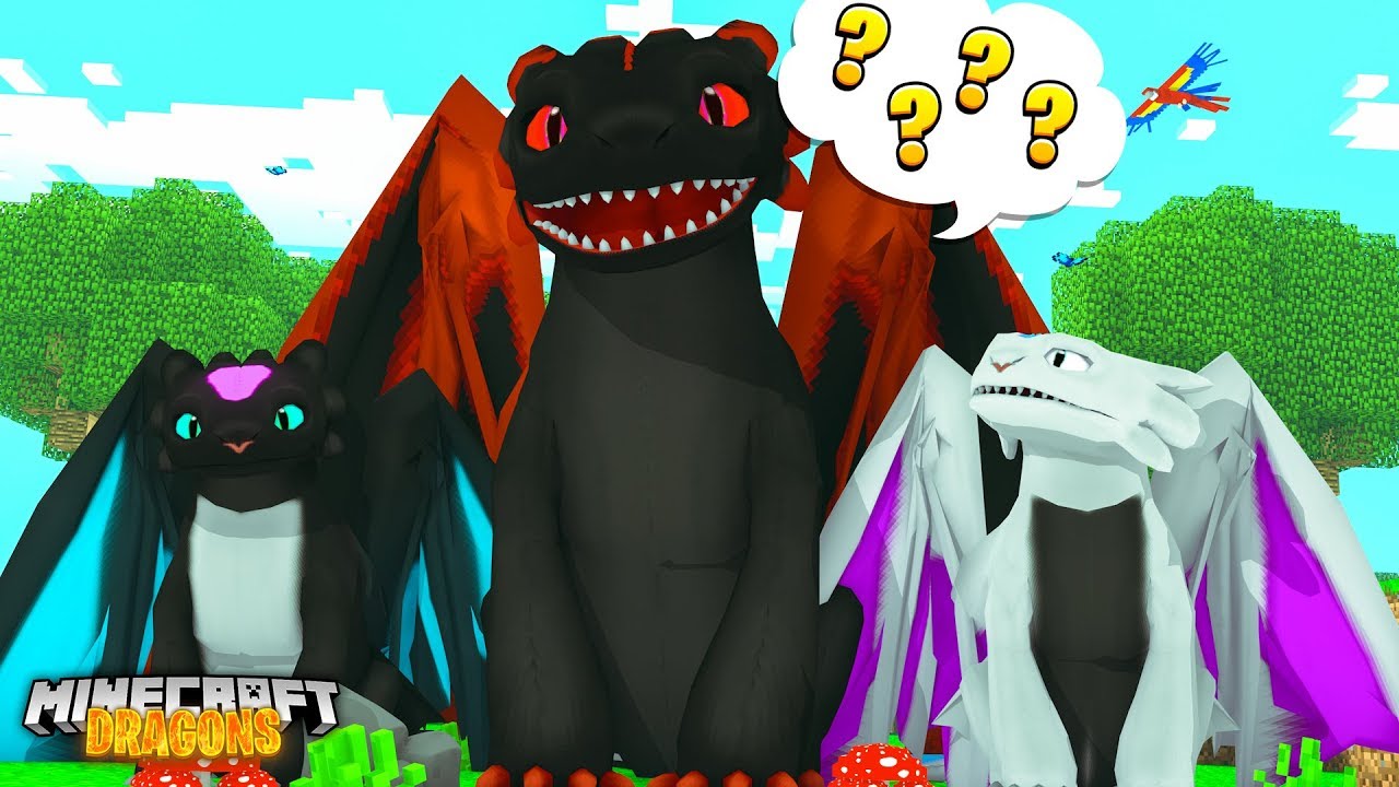 НАШИ НОЧНЫЕ ФУРИИ УМЕЮТ ГОВОРИТЬ?! - Minecraft Dragons