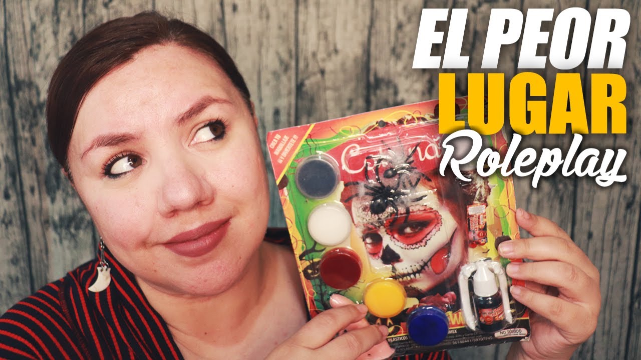 ROLEPLAY El PEOR Lugar de Maquillaje de HALLOWEEN ASMR en Español