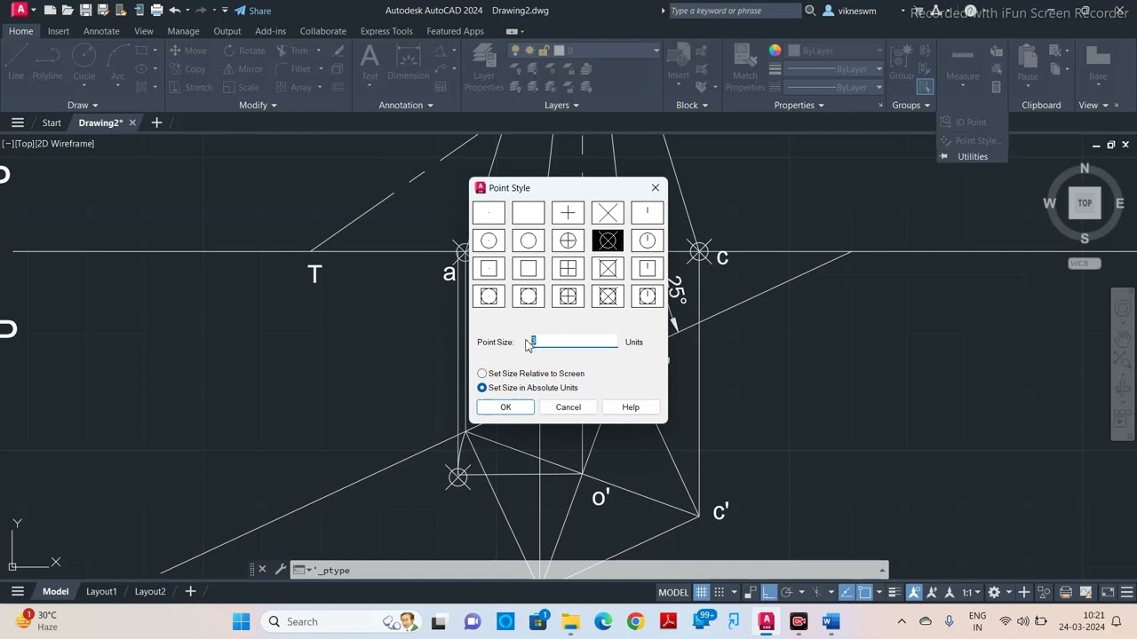 Solids || Development of Surface - 2 || AutoCAD || Square Pyramid