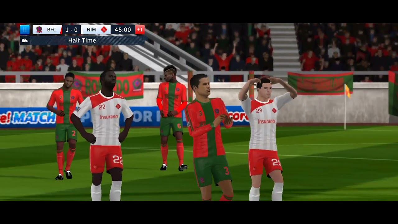 Dream league soccer amazing match BG-FOUR FC ( 2) vs NIMES FC please subscribe like komenti 