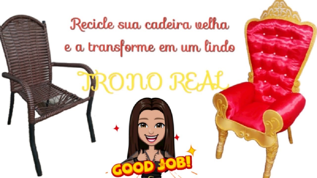 Trono real ou trono do papai noel. Diy