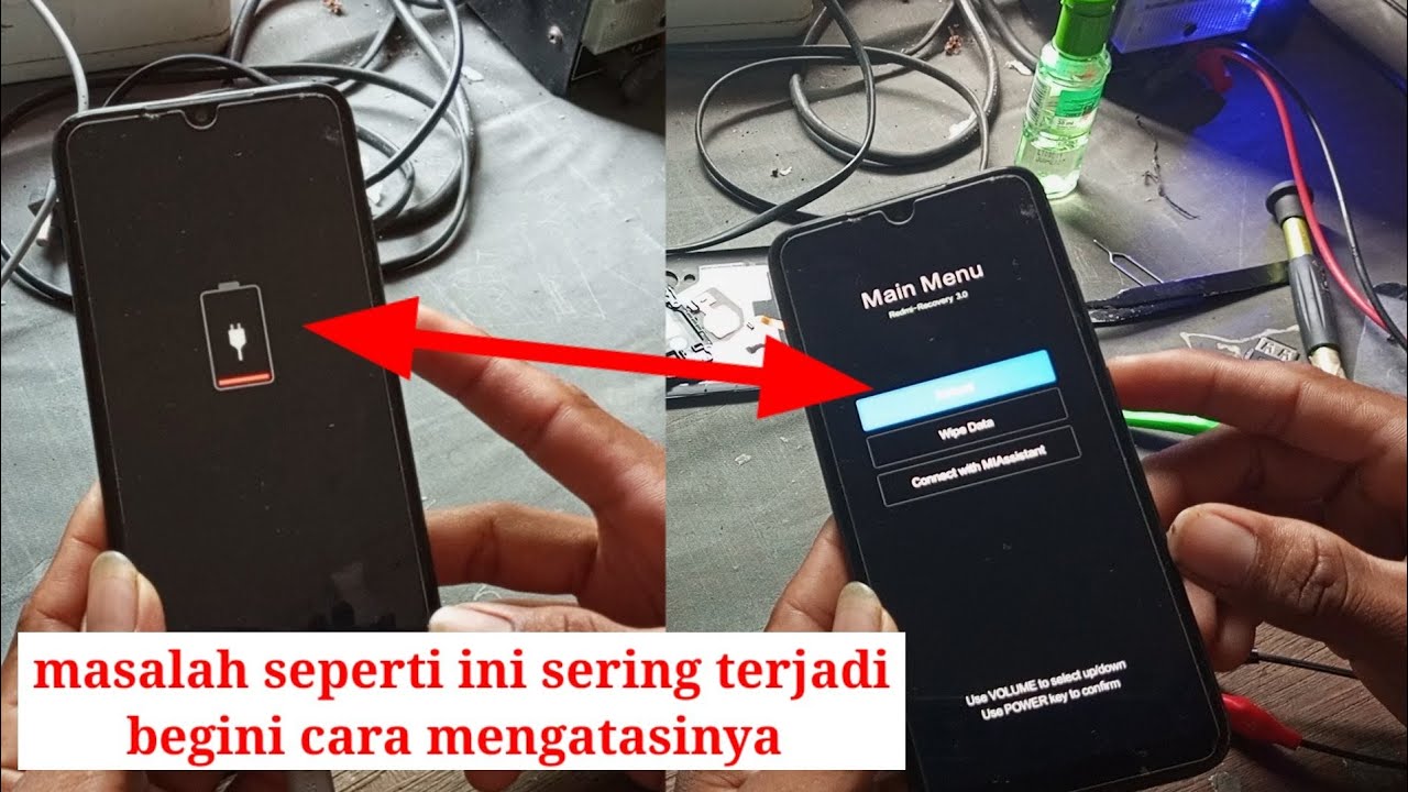 Redmi 7 mentok logo cas dan mode recovery