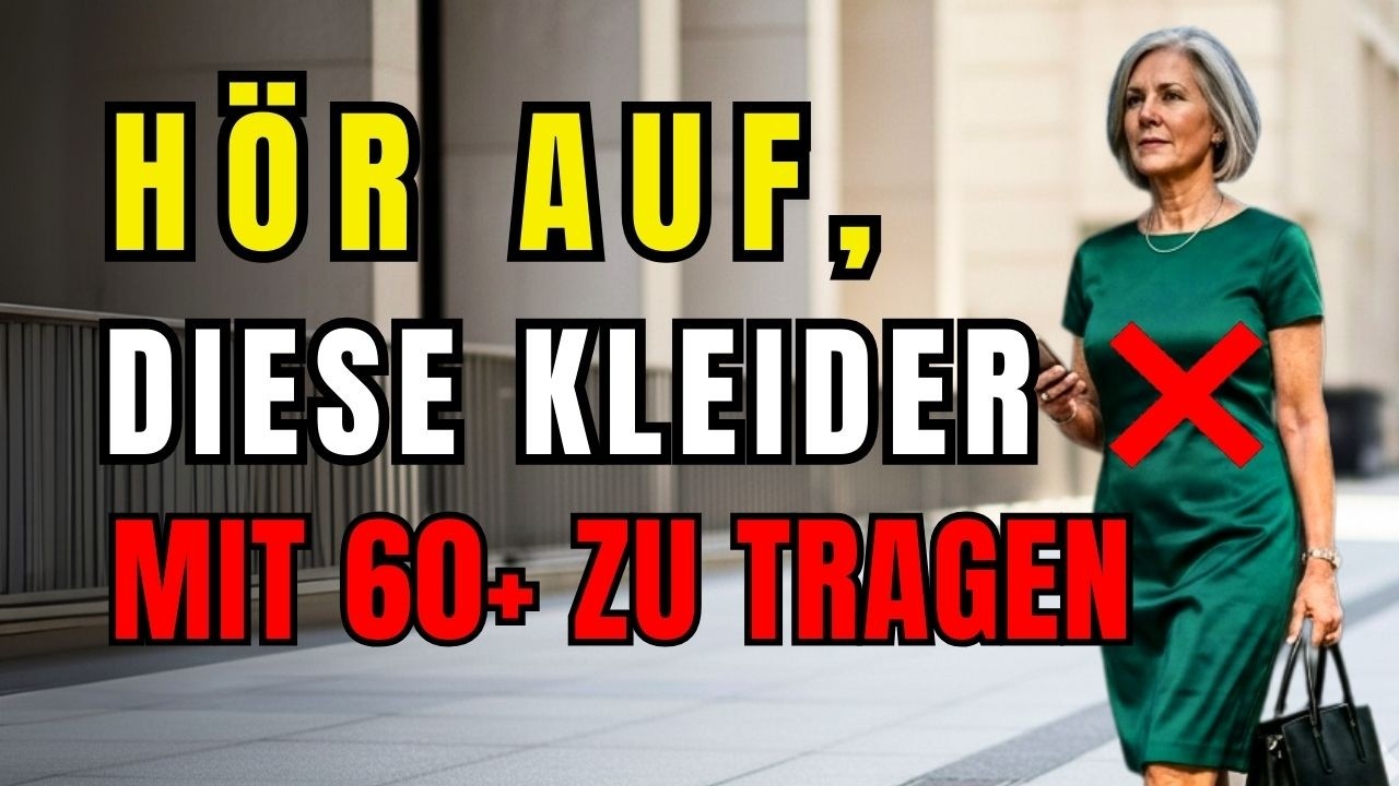 8 Kleider, die Sie ab 60 sofort &auml;lter machen!