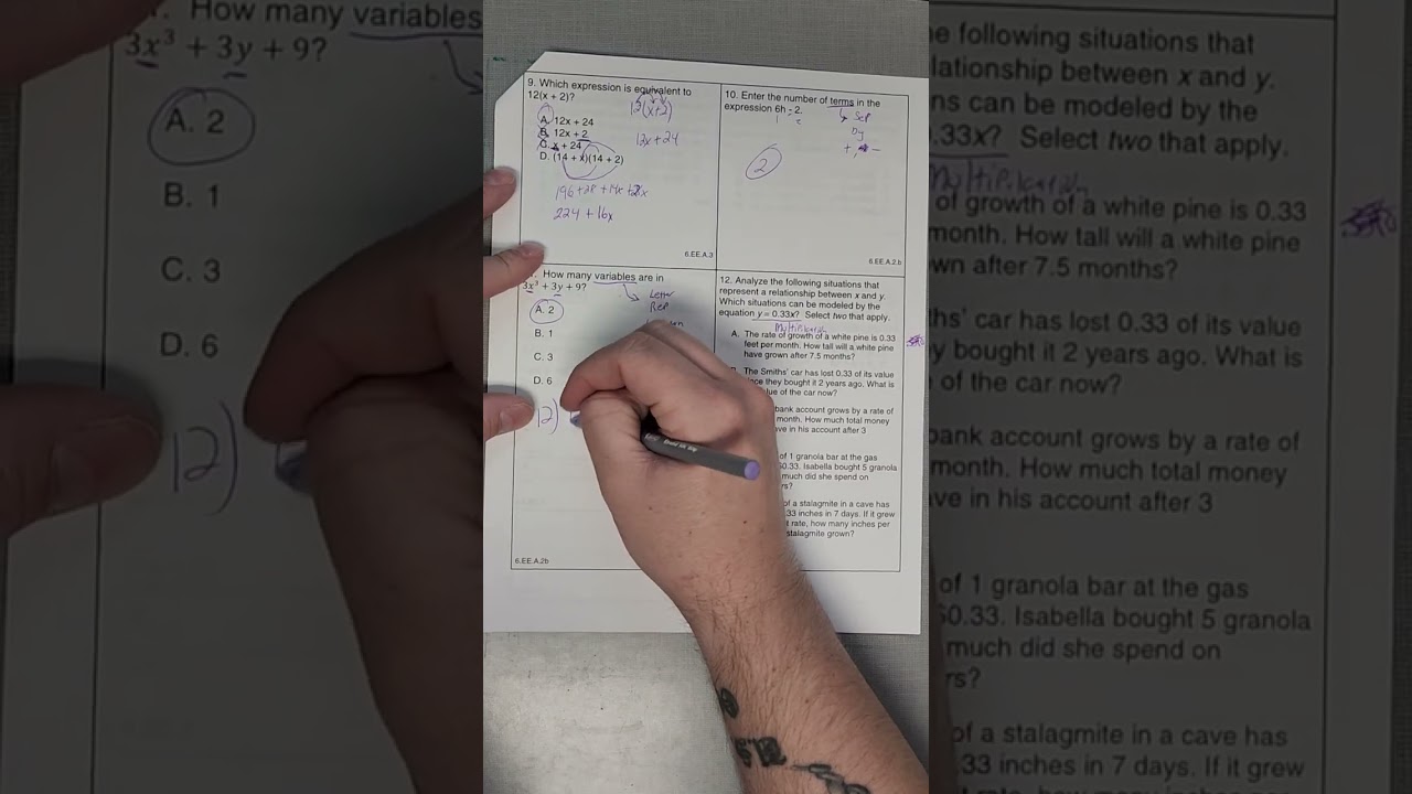 Unit 6 practice test part 2
