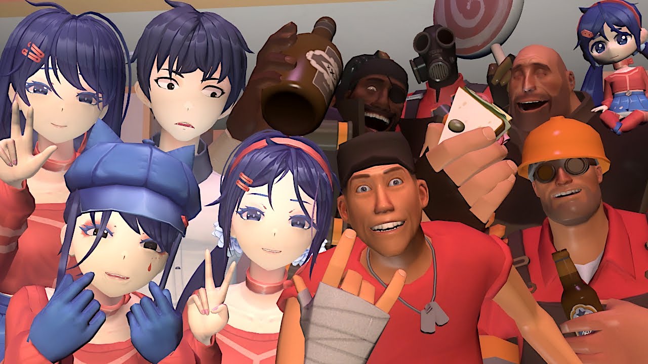 [SFM] Party Hard! [TF2 x Miside]