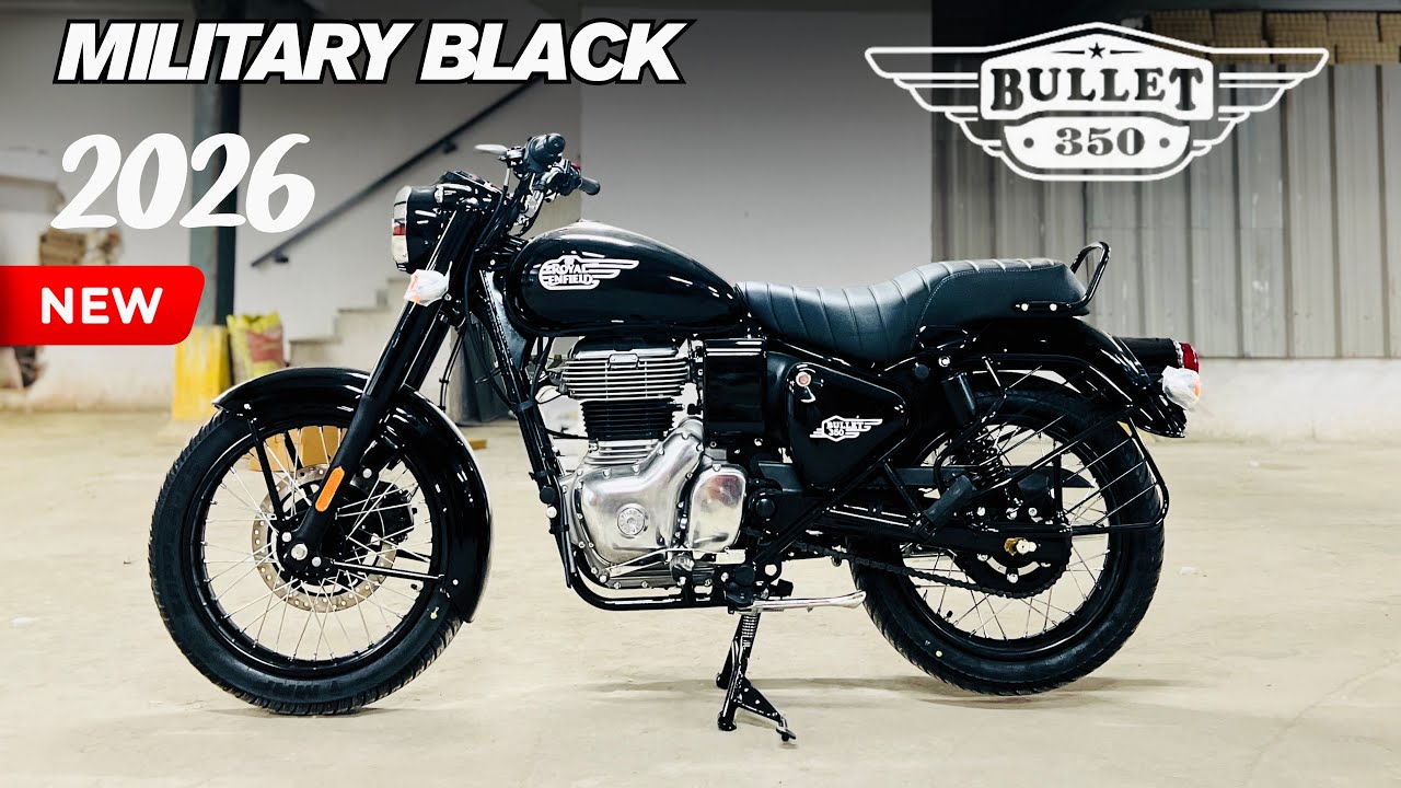 2026 🔥 Royal Enfield Bullet 350 Military Black Full Review ❤️ Price & Features ✅ Better Than CB350?