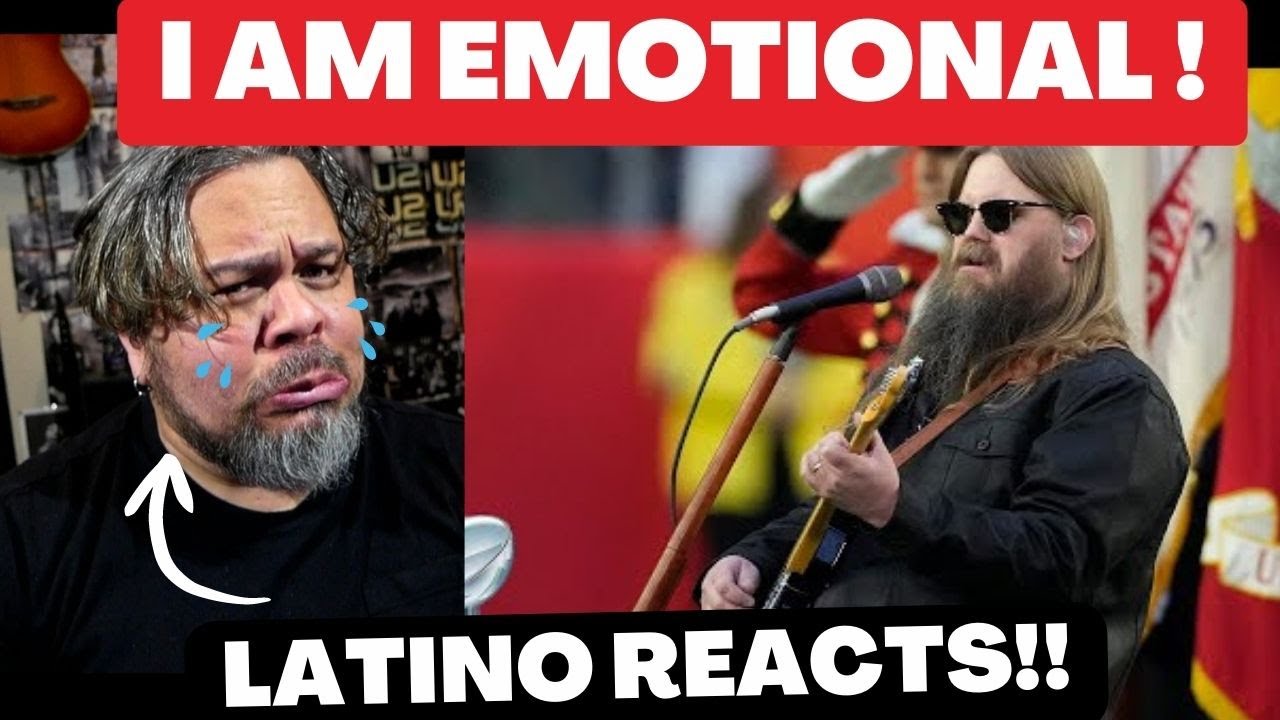Chris Stapleton Sings the National Anthem | LATINO REACTS! #chrisstapletonreaction #nationalanthem