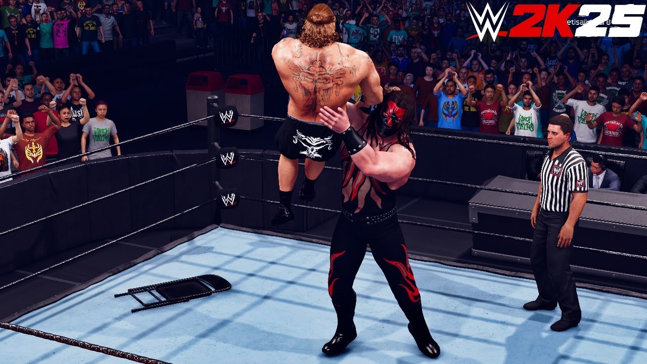 WWE 2k25 - Kane '01 vs Brock Lesnar: Extreme Rules Match at Raw 